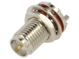 Conector GCT RP-SMA soclu tată orizontal SMT PTFE RFPC-SMA32-FN-175-A