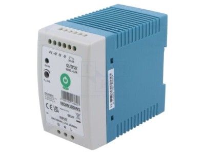 Alimentator pulsatoriu 50W 5VDC 10A pentru şină DIN - POS foto