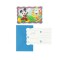 Set de 6 invitatii cu plicuri pentru petrecere Mickey Rock The House dimensiuni 14 x 9 cm