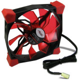 Ventilator Inter-tech cobanitrox xtended N-120-Red LED 120mm 12V, Inter Tech