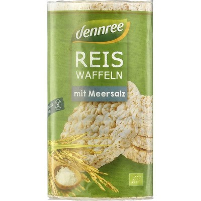 Vafe Ecologice din Orez Expandat cu Sare Dennree 100gr foto