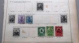 Colecție timbre clasice Haiti 1887&ndash;1895 pe pagină de album filatelic &ndash; 5 timbre originale -A42