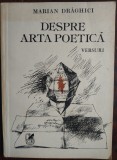 Cumpara ieftin MARIAN DRAGHICI: DESPRE ARTA POETICA(VERSURI:IMNURI/CANTILENE)[VOLUM DEBUT 1988]