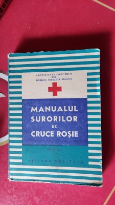 MANUALUL SURORILOR DE CRUCE ROȘIE EDITURA MEDICALA STARE FOARTE BUNA foto