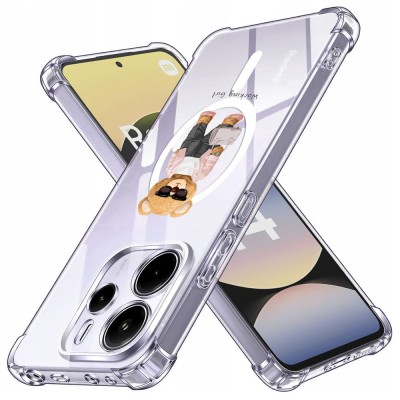 Husa antisoc pentru xiaomi redmi note 14 4g (standard) - airbag tpu, col&amp;Egrave;uri ranforsate - working girl foto