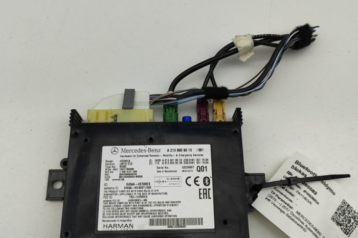 Modul de control Bluetooth MERCEDES-BENZ GLE W166 2017 OEM: A2139008013,A2139019503,A2139029208 31265582
