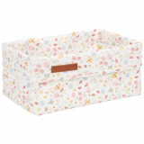 Cos de depozitare din bumbac Flowers &amp; Butterflies, 1 bucata, Little Dutch