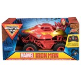 MONSTER JAM MARVEL CAMION GIGANT CU TELECOMANDA IRON MAN SCARA 1 LA 24