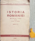 Mihail Roller Istoria Romaniei manual unic Clasa XI 1948