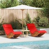 Cumpara ieftin Șezlong 2 pcs Maro 60 x 154 x 74cm Lemn masiv de acacia
