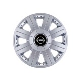 Set 4 Capace Roti Autohelix MSA&reg; potrivite jantelor de 15 inch, pentru Nissan Nou model Cosmos Gray