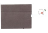 Panou reparatie usa VW LT28/31/35, 1975-1996 pt modele cu 2 usi spate, partea dreapta, usa spate inaltimea 55 cm,