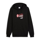 AC Milan hanorac de bărbați cu glugă ftblNRGY black - XXL