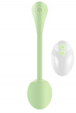 Ou Vibrator Dublu Stimulator Flexy Remote Control 10 Moduri Vibratii Silicon Verde Passion Labs