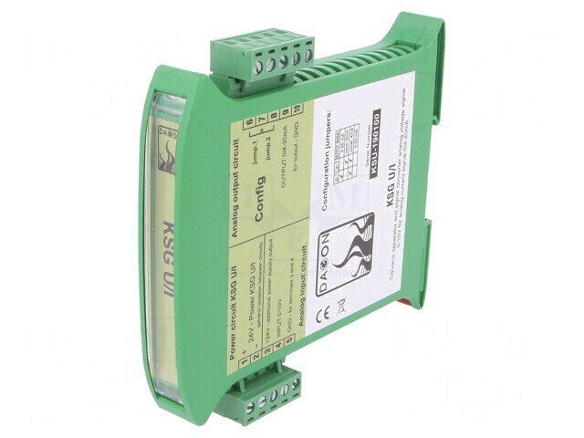 Adaptor Semnale Analogice 0-10V 24VDC pentru Șină DIN