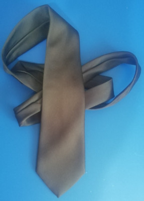 M3 CC3 5 - Cravata tip militar - culoare maro - piesa de colectie foto