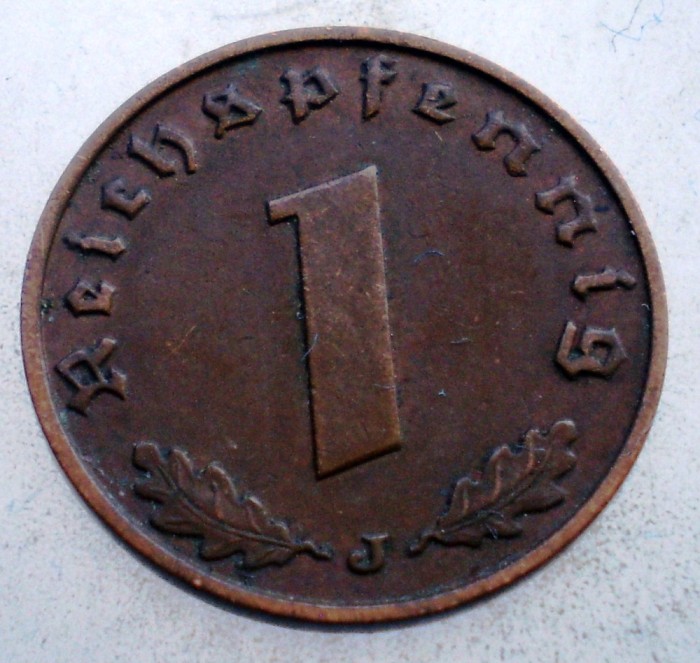 2.748 GERMANIA 1 REICHSPFENNIG 1938 J