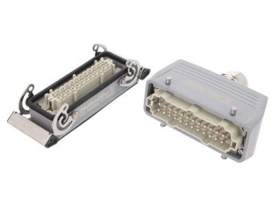 Set Conector HDC Tată-Mamă Soclu-Mufă 24 Pini foto