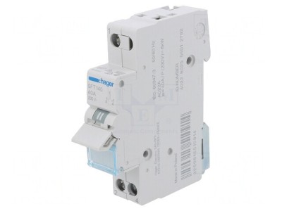 &amp;Icirc;ntrerupător cu manetă 1P 230VAC 40A IP20 SFT140 foto