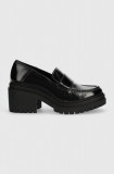 MICHAEL Michael Kors pantofi de piele Rocco culoarea negru, cu toc drept, 40F3RCMP1L