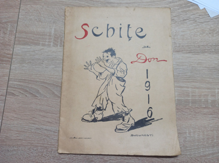 Schite, I. Don, 1916 * ALBUM CARICATURI, TIRAJ MIC