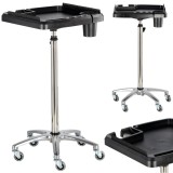 Asistent de coafor cu cărucior pe roți pentru vopsire T0193-1 masă pe trepied pentru salonul de &icirc;nfrumusețare