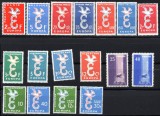 Lot 1958, EUROPA, Belgia+Germania+Franta+Italia+Luxemburg+Olanda+Saar+Turcia,MNH, Nestampilat