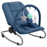 vidaXL Balansoar pentru bebeluși, bleumarin, oțel
