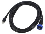 Cablu USB BULGIN Buccaneer USB A mini x2 2m IP68 PX0442/2M00 rezistent la apă