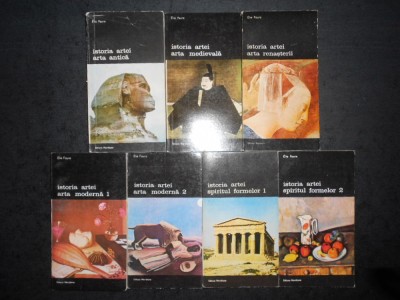 ELIE FAURE - ISTORIA ARTEI 7 volume, seria integrala, editura Meridiane foto