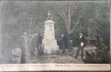 Carte postala, Bain de Vrntse, Fontaine de la nouvelle condiute deau, perioada interbelica