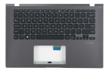 Carcasa superioara cu tastatura palmrest Laptop, Asus, VivoBook 14 F409F, F409FA, 90NB0QA2-R33US0, 13NB0MS2P02014-3, 39XKPTAJN20, 13NB0MS0M01011, X409