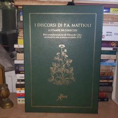 I DISCORSI DI P.A. MATTIOLI : 12 STAMPE DE COLECTIE PICTATE DE GHERARDO CIBO * foto
