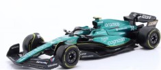 Macheta Formula 1 - Aston Martin AMR23 Aramco # 14 Fernando Alonso | Bburago