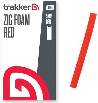 Spuma Trakker Zig Foam, 5mm, 7cm, Red, 4buc/plic foto