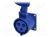 Conector alimentare AC, IEC 60309, IP54, 32A, 230V AC, 3 pini, PCE - 323-6