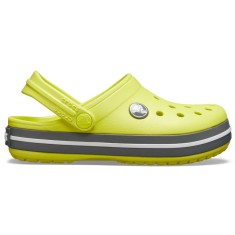 Saboti Crocs Crocband Kids Galben - Citrus/Slate Grey