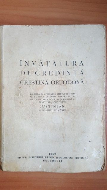 Invatatura de credinta crestina ortodoxa 1932