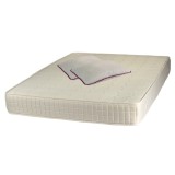 Set Saltea ortopedica, tip relaxa, Dafin Lux Ortopedic, 140x190x21cm, fermitate medie, cu plasa de arcuri tip Bonell, fata vara-iarna, sistem de aeris