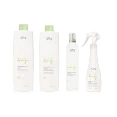 Set MARE - PERFECT CURL Shot - &icirc;ngrijire păr creț (șampon 1L + balsam 1L + spumă 150 ml + leave-in 150ml)