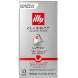 Cafea capsule, Illy Lungo Classico, compatibile Nespresso, 10 buc, 57 g