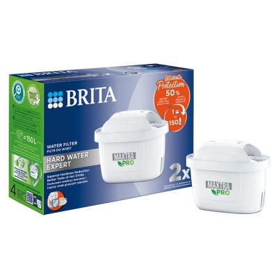 Set 2 filtre BRITA Maxtra PRO Hard Water Expert, filtrare 150 l, mai putin calcar/clor si impuritati foto