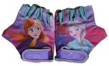 Manusi ciclisti copii Frozen, culoare violet albastru