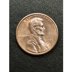 B 11 Moneda 1 Cent SUA 1991 D