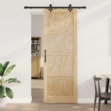 Ușă glisantă cu set de accesorii &#039;ORKDAL&#039;din lemn solid de pin