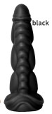 Dildo Penis Lung 26.8/9.6cm cm Ventuza Monster Black Colour Dong BBC