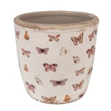 Cumpara ieftin Ghiveci flori ceramica Fluturasi 16x16 cm