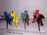 Bnk jc Lido - lot 4 figurine plastic cowboy calare (10)