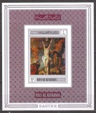 RAS AL KHAIMA 1970 PICTURA RUBENS ( colita nedantelata ) MNH, Nestampilat