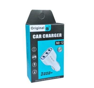 Incarcator Auto,3 Porturi, 3 x Usb 3.1A foto